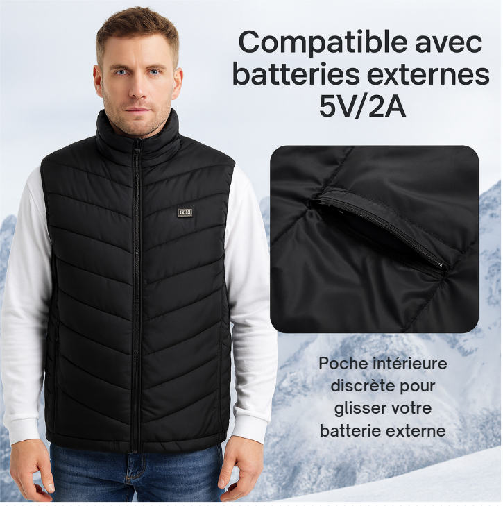 Veste Chauffante Hiver
