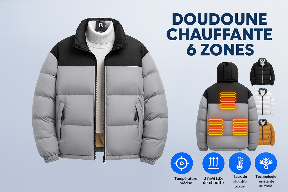 Doudoune Hiver Chauffante