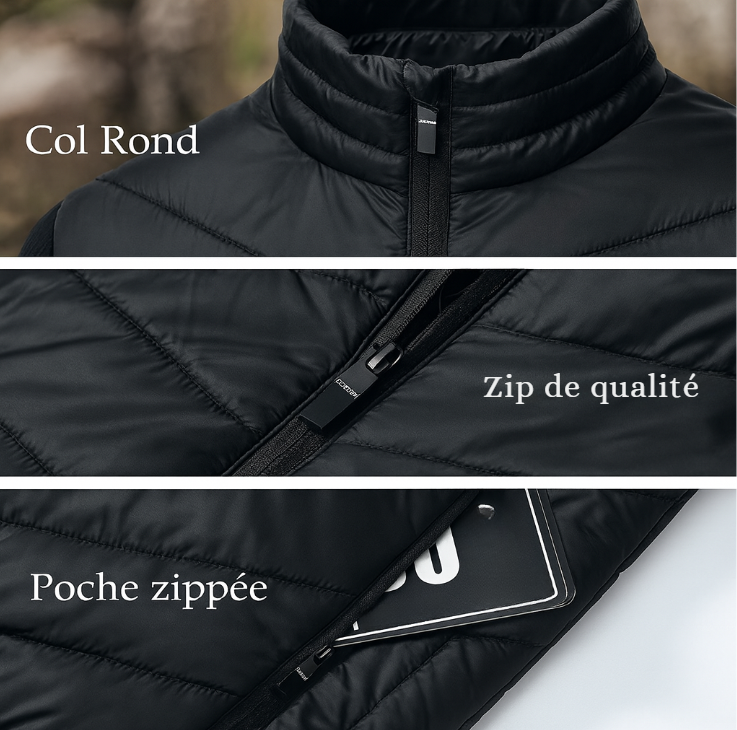 Gilet Chauffant Électrique