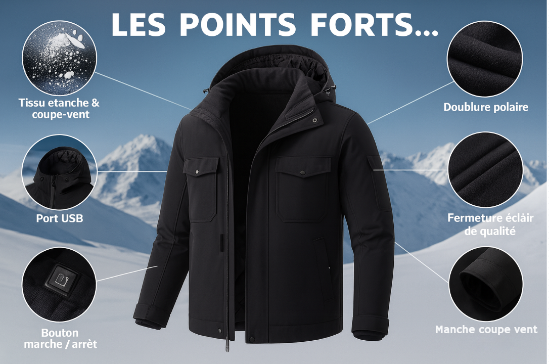 Parka Chauffante 9 Zones
