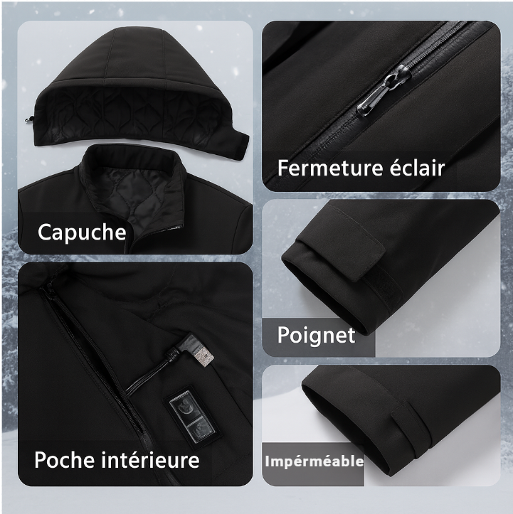 Parka Chauffante 9 Zones