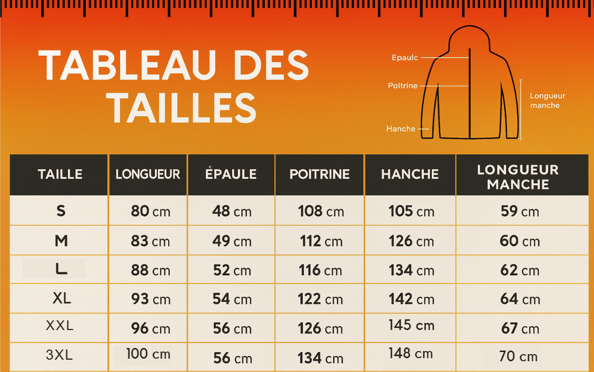 Parka Chauffante 9 Zones