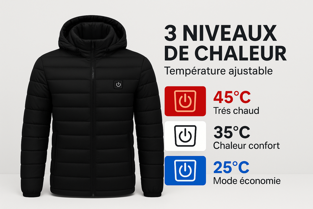 Veste Chauffante Hiver