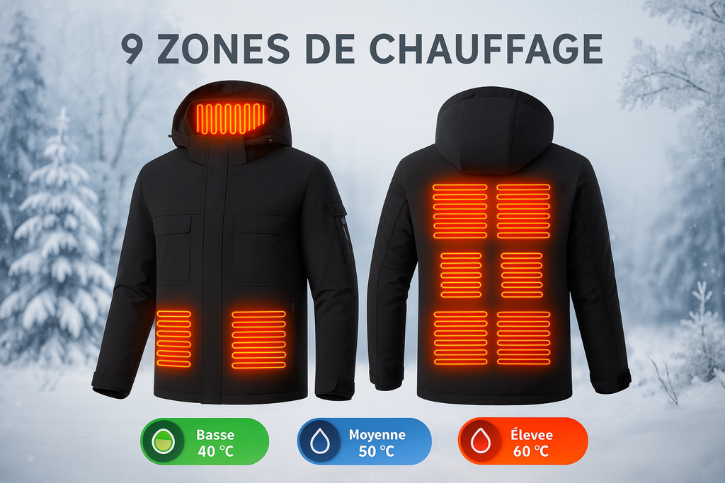 Parka Chauffante 9 Zones